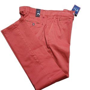 Fusaro Gold Pants Men Size EU48/US36 Maroon NWT